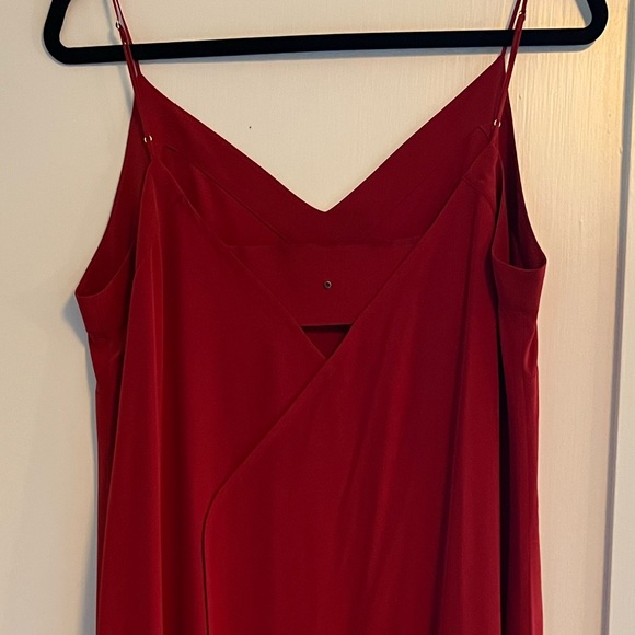 Cuyana Red Silk Slip Dress - Picture 3 of 4